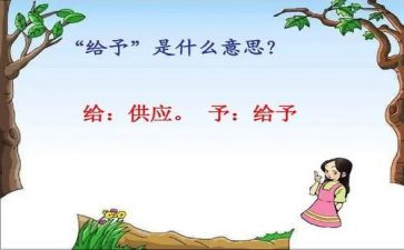 给予树教案5篇