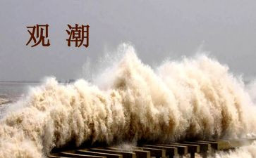观潮教学设计优秀教案推荐6篇