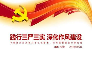 三严三实三心得体会7篇