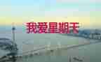 星期天作文800字6篇