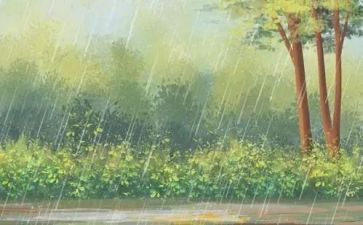 散文秋天的雨大班教案7篇