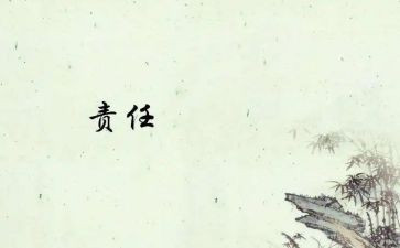关于责任和担当的作文8篇